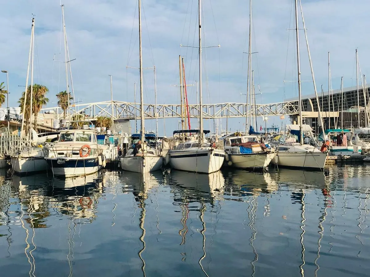 Båthotell Sleep & Boats Barcelona City Sant Adrià de Besòs Spanien
